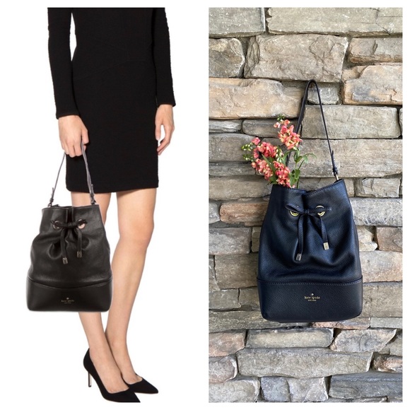 kate spade Handbags - kate spade West Valley Valentine Bucket Bag Black